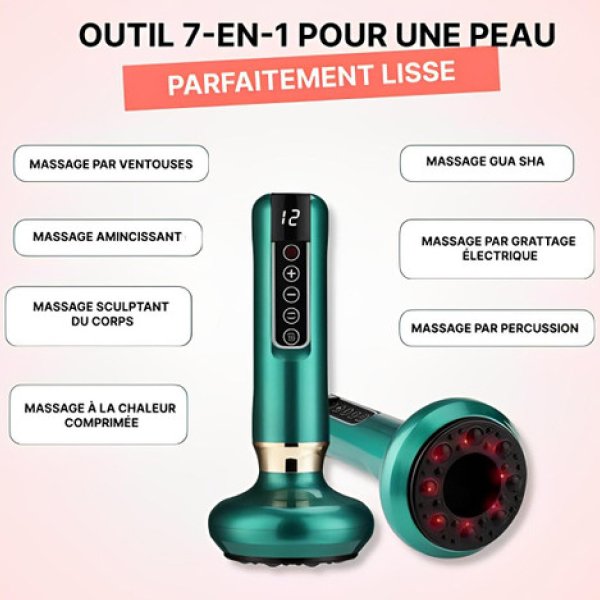 Appareil massant cellulite efficace à domicile avec massage profond, alternatif cellublue.