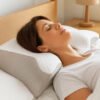 Oreiller cervical ergonomique à mémoire de forme – soutien apnée du sommeil et nuque