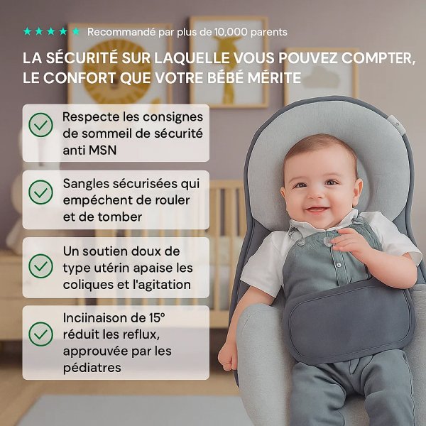 Frame-164-14-1.jpg Coussin Anti-Reflux Bébé 15° | Nid de Sommeil Portable pour Nouveau-né | Réducteur de Lit Contre les Coliques