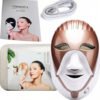 Masque visage électrique LED avec lumière rouge, soin lumineux visage anti-âge efficace