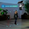 Caméra de surveillance extérieure solaire – modèle autonome sans fil pour sécurité sans wifi