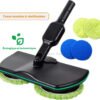 Balai électrique sans fil rechargeable avec moteur intégré pour carrelage et sols durs