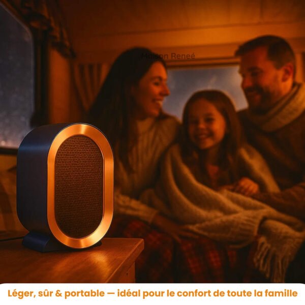 Mini chauffage électrique portable – Économie d’énergie, faible consommation