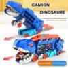 Camion dinosaure jouet transporteur T-Rex – voiture dinosaure type Hot Wheels pour enfants