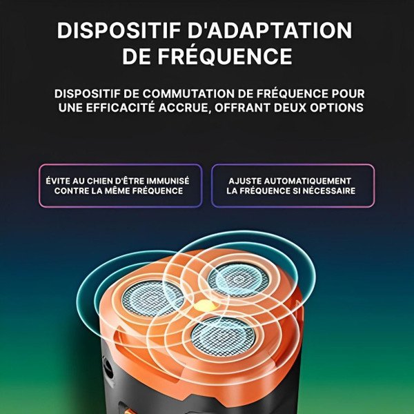 Appareil anti-aboiement pour chien à ultrasons – sifflet ultrason efficace pour dressage canin