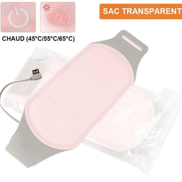 Ceinture douleur de règle chauffante, alternative à bouillotte et patch pour règles douloureuses