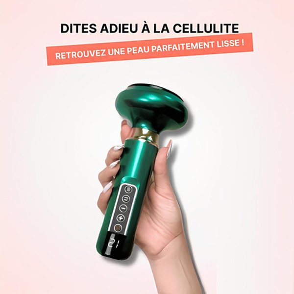Appareil massant cellulite efficace à domicile avec massage profond, alternatif cellublue.