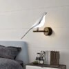 Applique Murale en Forme d’Oiseau – Luminaire Élégant pour Salon et Escalier Intérieur