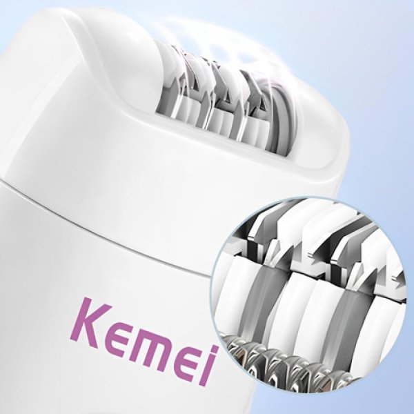 Épilateur Électrique pour Visage et Corps avec Tête Interchangeable et Fonction Étanche | Idéal pour Épilation à Domicile