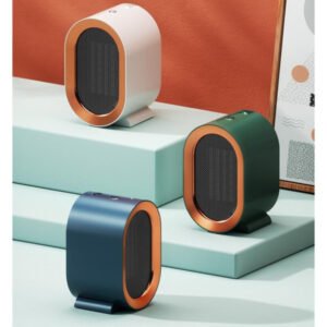 Chauffage d’appoint électrique mobile économique – Petit radiateur céramique basse consommation, idéal pour salle de bain