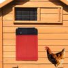Portier Automatique pour Poulailler avec Trappe Solaire – Porte Électronique Sécurisée pour Poules