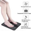 Machine à Masser Pieds EMS: Appareil Massage Circulation et Détente avec Électrostimulation Pieds