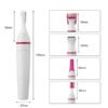 Rasoir et Tondeuse Électrique pour Femme, Tondeuse , Rasoir Femme Tout-en-Un pour Visage et Zones Sensibles