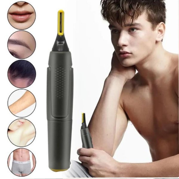 Tondeuse Nez Oreilles et Narines, Coupe Poils du Nez, Rasoir Oreille et Nez Homme Compact et Précis
