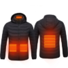 Veste chauffante électrique en polaire – Manteau thermique rechargeable pour hommes et femmes
