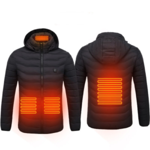 Frame176_aec67866-dcda-4328-8010-bda123aec85f.png Veste chauffante électrique en polaire – Manteau thermique rechargeable pour hommes et femmes
