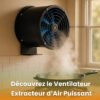 Extracteur d’air silencieux 40W pour salle de bain et ventilation efficace de cuisine