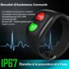 Montre GPS senior avec bouton SOS, alarme personne âgée et bracelet connecté type Alzheimer