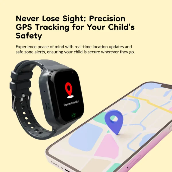 Montre intelligente GPS pour enfants