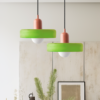 Luminaire Suspension en Verre Coloré – Lustre Cuisine Moderne, Idéal pour Salle à Manger et Salon