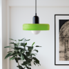Luminaire Suspension en Verre Coloré – Lustre Cuisine Moderne, Idéal pour Salle à Manger et Salon