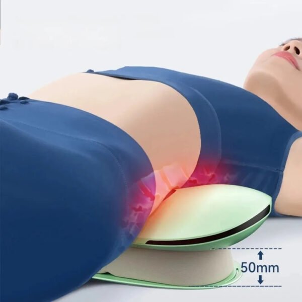 Masseur électrique de traction lombaire – soulagement ciblé pour le dos avec vibrations apaisantes