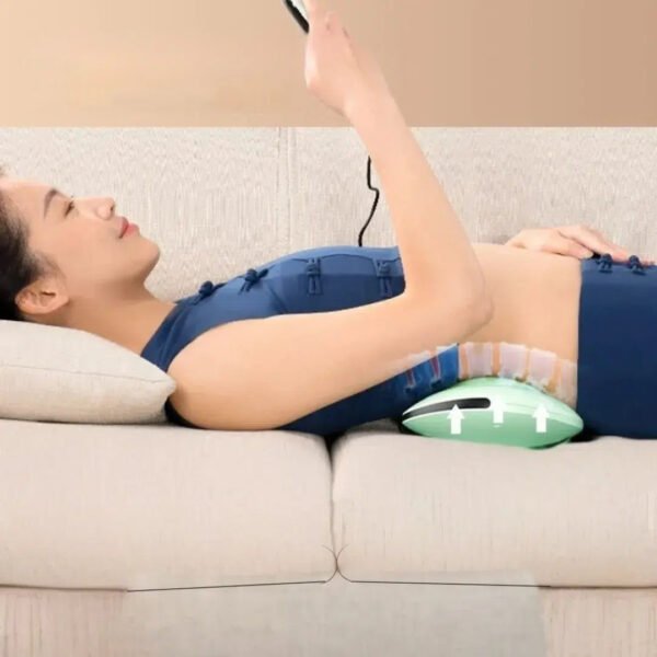 Masseur électrique de traction lombaire – soulagement ciblé pour le dos avec vibrations apaisantes