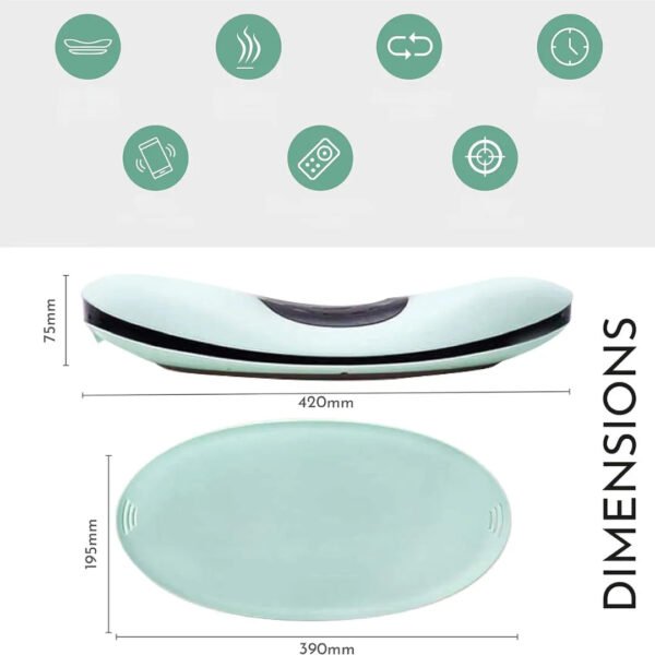 Masseur électrique de traction lombaire – soulagement ciblé pour le dos avec vibrations apaisantes