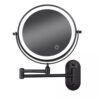 Miroir Grossissant et Lumineux pour Épilation et Maquillage, Miroir Déporté x30 avec Lampe Intégrée Salle de Bain