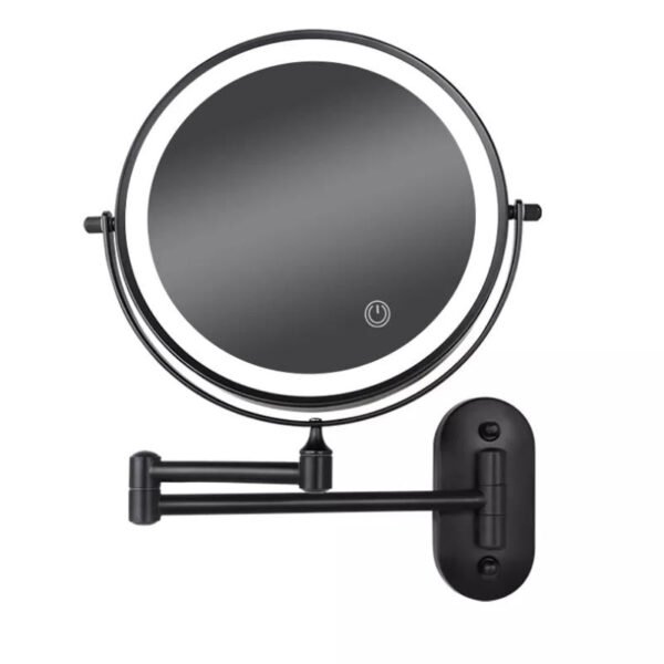 Miroir Grossissant et Lumineux pour Épilation et Maquillage, Miroir Déporté x30 avec Lampe Intégrée Salle de Bain