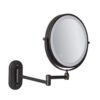 Miroir Grossissant et Lumineux pour Épilation et Maquillage, Miroir Déporté x30 avec Lampe Intégrée Salle de Bain