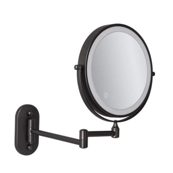 Miroir Grossissant et Lumineux pour Épilation et Maquillage, Miroir Déporté x30 avec Lampe Intégrée Salle de Bain