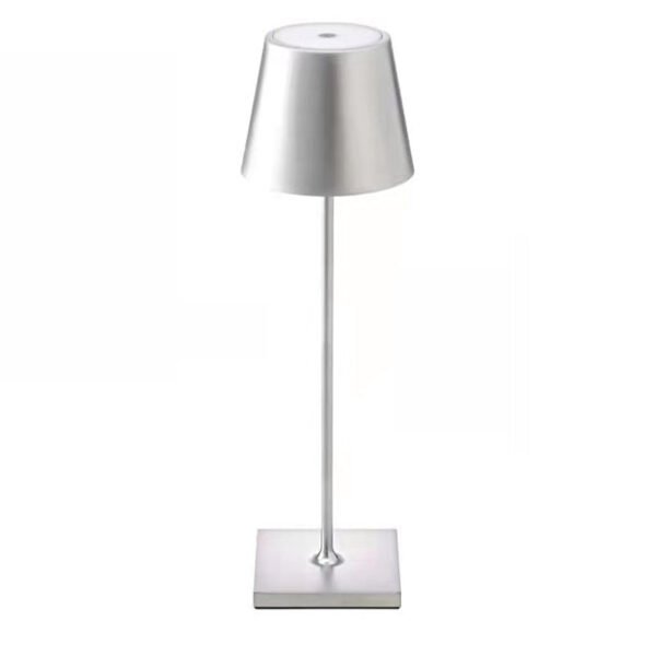 Lampe de Table LED Sans Fil Dorée – Rechargeable pour Extérieur et Intérieur, Design Nordic Élégant