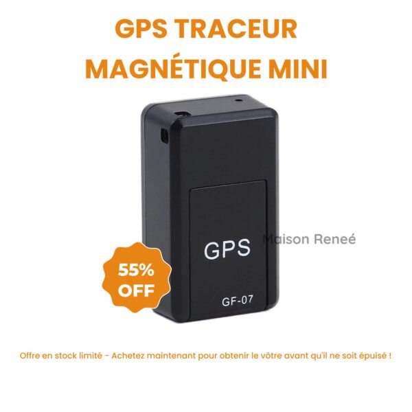 GPS traceur magnétique mini format compatible Android avec double tracker pour véhicule et objets