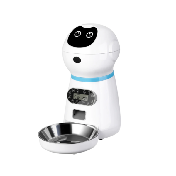 Distributeur Automatique de Nourriture pour Animaux de Compagnie avec Programmation Numérique et Réservoir de Grande Capacité pour Chats et Chiens