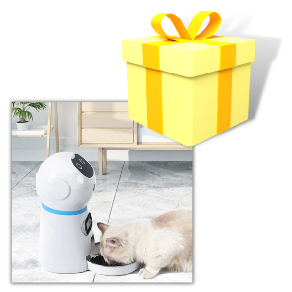 Distributeur Automatique de Nourriture pour Animaux de Compagnie avec Programmation Numérique et Réservoir de Grande Capacité pour Chats et Chiens
