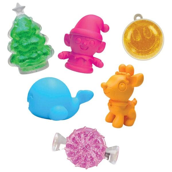 PANSHAN Calendrier De L'avent Mochi Squishies : 24 Animaux Kawaii En Caoutchouc Souple, Calendrier Noël 2024, Enfants 3+