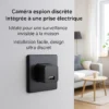 Camera Discrete Espion Prise – Petite et Dissimulee Maison – Parfaite Prise Camera Espion
