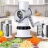 Robot de cuisine multifonction 3-en-1 pour râper les légumes, carottes et couper facilement, idéal pour préparer des repas rapides et sains à la maison