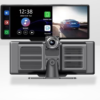 ecran_carplay_sans_fil_universel.png Écran CarPlay voiture avec caméra embarquée intégrée et connectivité complète Android Auto