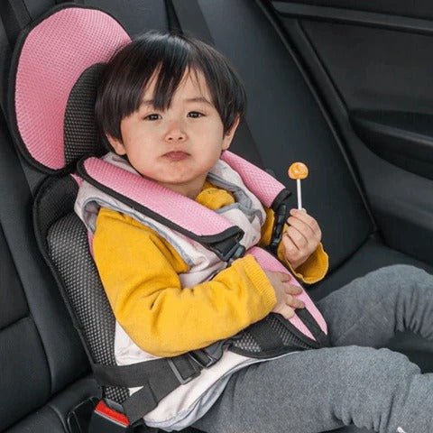 Siège Auto de Sécurité Portable pour Enfant | Confort et Protection pour Voyage en Voiture