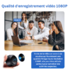 Mini caméra de surveillance discrète Full HD – idéale pour la garde d’enfants ou la maison