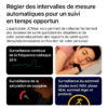 Bracelet connecté santé étanche – Bracelet santé connecté avec suivi fitness et bien-être quotidien