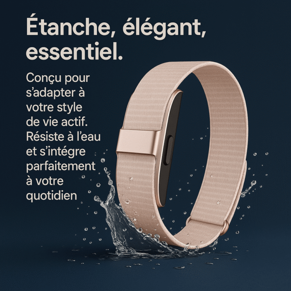 Bracelet connecté santé étanche – Bracelet santé connecté avec suivi fitness et bien-être quotidien
