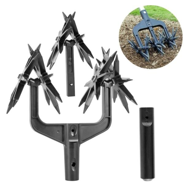 Outil Grelinette pour Retourner la Terre Sans Effort, Idéal pour Labourer Vos Jardins Efficacement