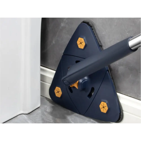 Balai pour nettoyer mur et plafond, balai pour laver les murs et sol, tête rotative et manche télescopique pour un nettoyage efficace