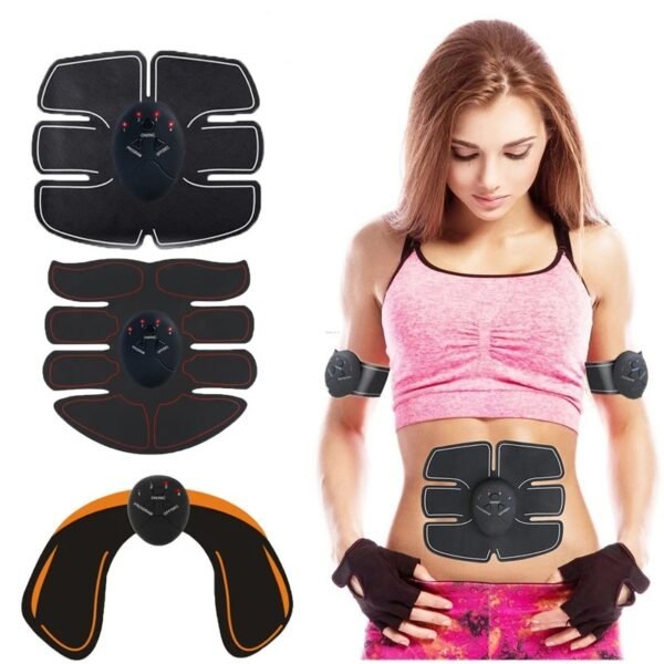 Électrostimulateur musculaire abdominal et fessier, ceinture abdo et appareil musculation bras
