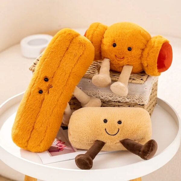 main-image-2-1-4.jpeg Peluche Pain au Chocolat Amusante – Jouet en Peluche Douce pour Enfants et Décoration de Chambre