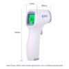 Thermomètre frontal sans contact électronique médical pour température corporelle auriculaire ou frontale
