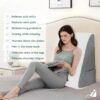 Oreiller triangulaire incliné en mousse à mémoire de forme pour dormir, coussin adapté pour adulte